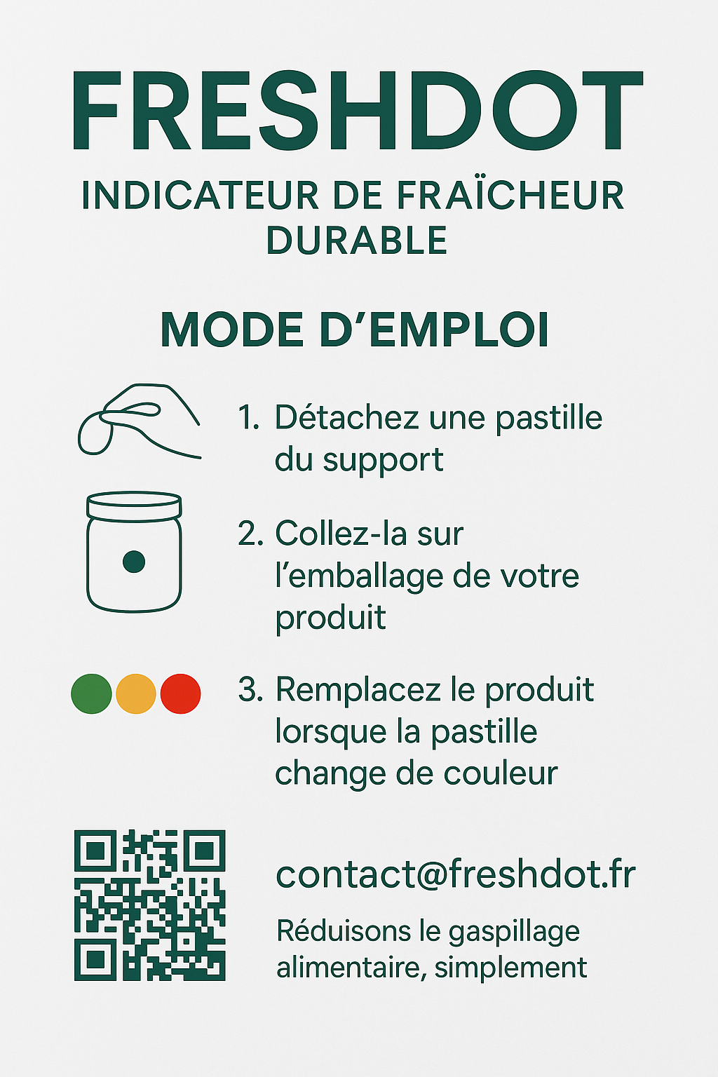 Mode d’emploi FreshDot